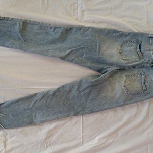 Dear John women's frayed hem denim mom jeans size M